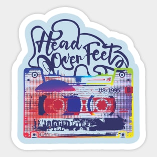 Head Over Feet Sticker